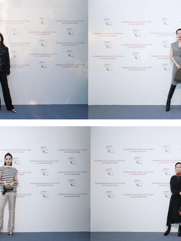 朱珠、齐溪、陈碧舸与赵涛出席路易威登贾科梅蒂典藏精选展开幕式