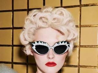 古驰推出“永恒的好莱坞”眼镜系列广告形象大片