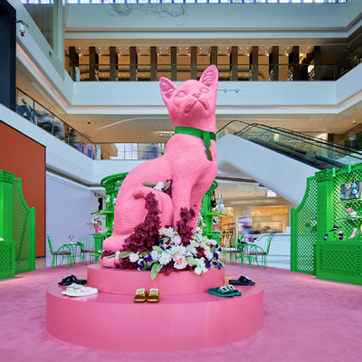 Roger Vivier 罗杰·维维亚倾情呈献限时概念展： Cat Garden 绿野猫踪 —— 重现自然的绚烂