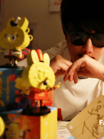 范景翔制作LABUBU《柔软的力量》致力ART  THERAPY公益艺术文化