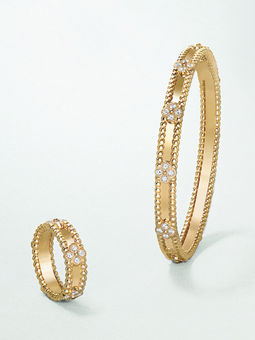 Van Cleef & Arpels Perlée系列 幸运金珠 耀目璀璨