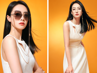宋茜倾情亮相JIMMY CHOO 2021春夏眼镜系列 溥仪眼镜大中华区新品发布 
