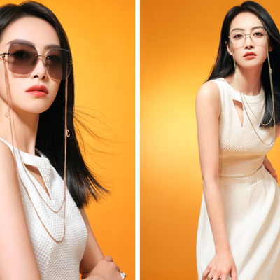 宋茜倾情亮相JIMMY CHOO 2021春夏眼镜系列 溥仪眼镜大中华区新品发布 