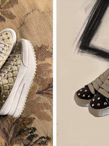 2021 初秋系列 西班牙鞋履品牌 PEDRO GARCÍA 与连卡佛携手推出新系列 经典绸缎运动鞋的华丽演绎