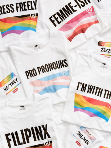 All Pronouns. All Love  LEVI’S® PRIDE 2021 彩虹系列