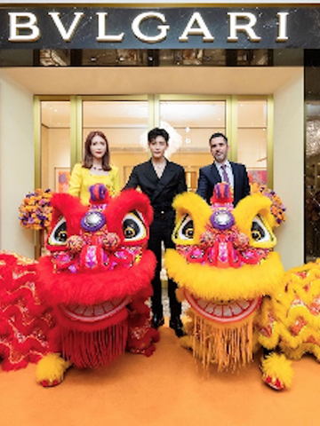 BVLGARI宝格丽杭州大厦精品店焕新揭幕 侯明昊闪耀亮相