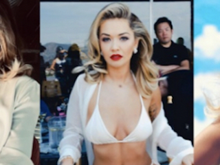 瑞塔·奥拉（Rita Ora）佩戴 BVLGARI宝格丽经典Serpenti高级珠宝系列 参与新歌“You For Me”的MV录制