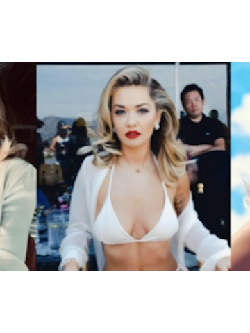 瑞塔·奥拉（Rita Ora）佩戴 BVLGARI宝格丽经典Serpenti高级珠宝系列 参与新歌“You For Me”的MV录制