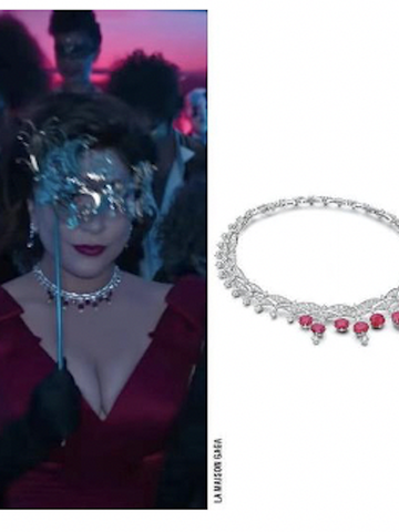 Lady Gaga佩戴BVLGARI宝格丽高级珠宝系列 与古董典藏系列珠宝参与电影“古驰之家”的拍摄