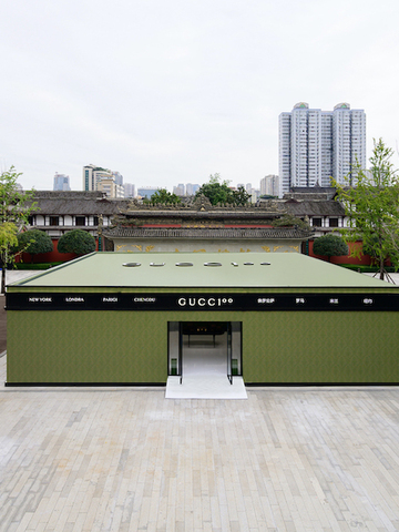 GUCCI 100主题限时店亮相成都远洋太古里