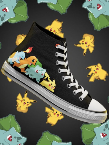 CONVERSE 携手宝可梦推出全新合作系列，庆祝宝可梦诞生25周年