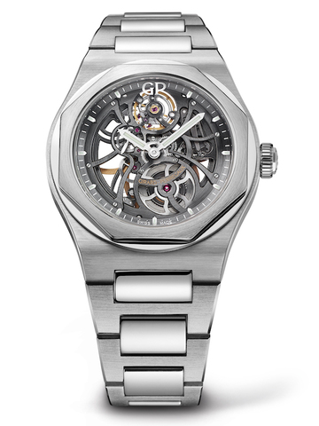 许你一场时间艺术旅行 GP 芝柏表臻选 Laureato Skeleton 镂空腕表献礼缤纷圣诞