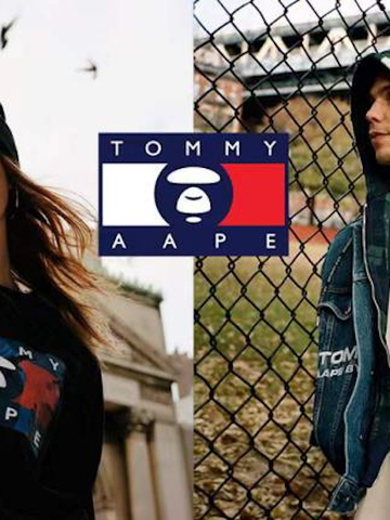 TOMMY x AAPE By *A Bathing Ape  TOMMY x AAPE联名再袭，街头引力惹火全城