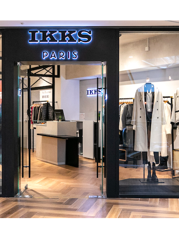 IKKS Paris门店于中国上海K11开幕