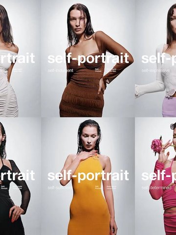 self-portrait携手Bella Hadid，塑造 2022春夏系列大片风貌