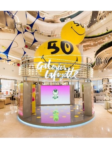 SMILEY与老佛爷百货达成全球合作关系，共庆品牌50周年