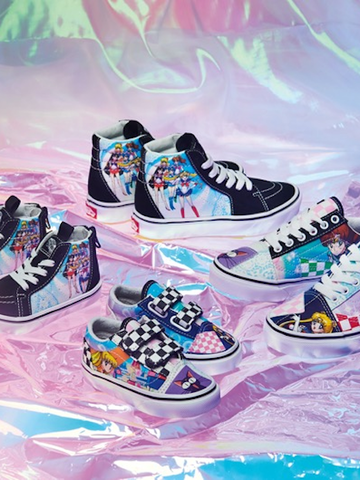 Vans 携手经典动漫《美少女战士》推出联名鞋服系列，续写爱与友情 致敬经典动漫作品