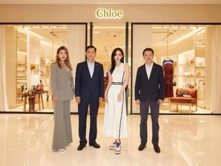 娜扎出席CHLOÉ 武商MALL· 国广精品店及Fast Girl系列快闪店揭幕仪式