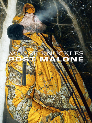 Moose Knuckles携手国际巨星Post Malone合作推出特别胶囊系列