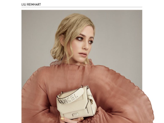 LANCEL 正式宣布新任品牌全球代言人： Lili Reinhart