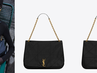 SAINT LAURENT  23夏季女士系列 JAMIE 4.3羊皮革手袋