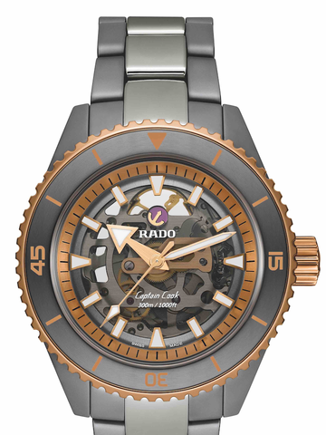 全新Captain Cook库克船长高科技陶瓷镂空腕表“炽焰库克”