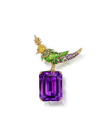蒂芙尼发布Schlumberger高级珠宝系列“石上鸟”新作，包含全新  Rainbow Bird on a Rock 胸针作品