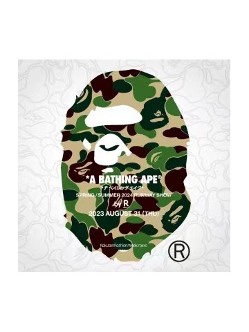 A BATHING APE® 2024春夏时装秀by R  惊艳落幕东京时装周