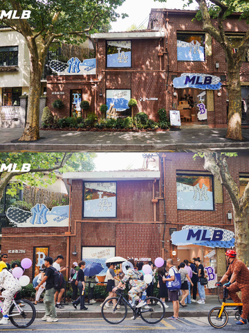 MLB品牌老花系列联翩妙想，打造限时老花咖啡馆