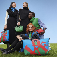 LONGCHAMP X ROBERT INDIANA 经典艺术作品邂逅世人喜爱的手袋