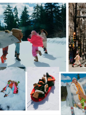 UGG®发布2023 New Winter Lifestyle秋冬大片——新雪来潮，开启冬日的玩趣冒险！
