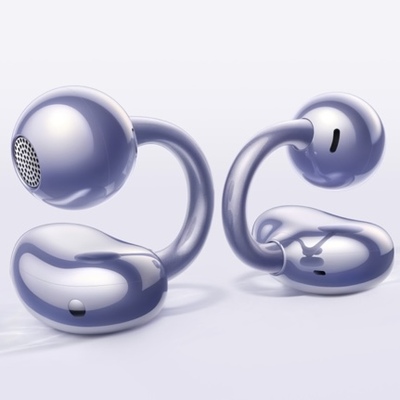 首款开放式华为FreeClip耳夹耳机，引领耳边时尚风向标！