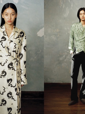 Nanushka2024龙年限定系列发布——当中欧美学与东方龙相遇  