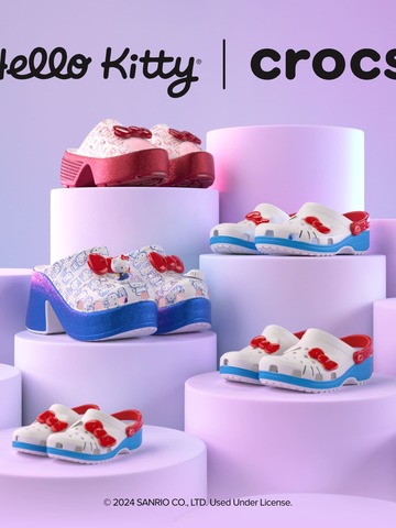 邂逅俏皮纯真，Crocs 携手 Hello Kitty 推出全新限定系列
