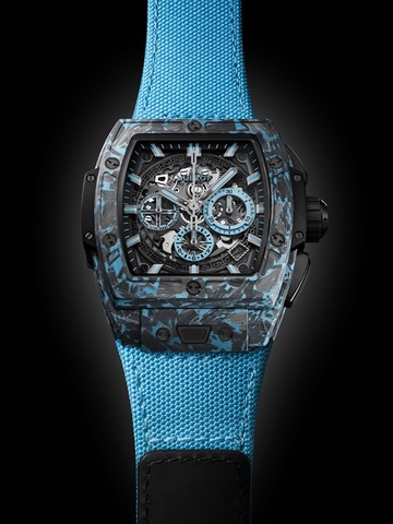 HUBLOT宇舶表推出全新BIG BANG灵魂蓝色碳纤维腕表