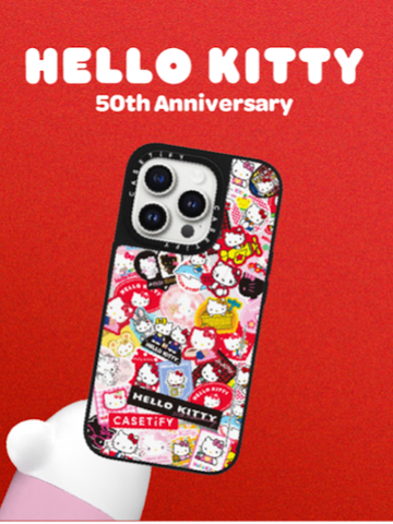 庆祝Hello Kitty诞生50周年，CASETiFY 与三丽鸥家族四度携手推出全新合作系列