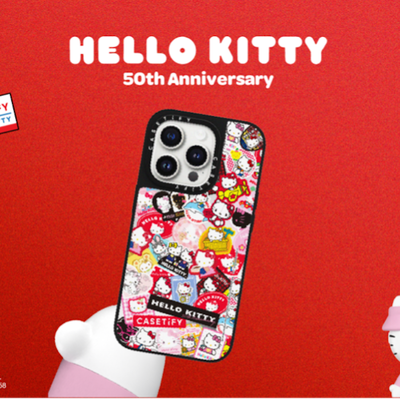 庆祝Hello Kitty诞生50周年，CASETiFY 与三丽鸥家族四度携手推出全新合作系列