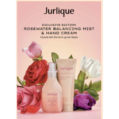 Jurlique茱莉蔻2024玫瑰限定浪漫上市 五重玫瑰绽放至臻爱意