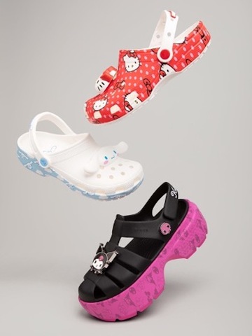 释放纯真魅力，点亮夏日穿搭，Crocs 卡骆驰携手三丽鸥推出合作系列鞋款