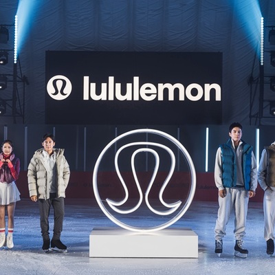 演员韩东君惊喜现身lululemon天猫超级品牌日，演绎冬日型格