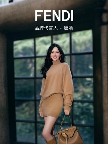 FENDI品牌代言人唐嫣出席2025春夏女装大秀