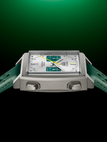 TAG HEUER 泰格豪雅发布 全新摩纳哥系列竞速绿计时码表