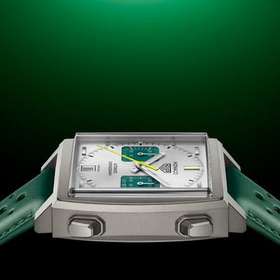 TAG HEUER 泰格豪雅发布 全新摩纳哥系列竞速绿计时码表