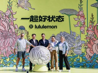 卢靖姗、倪夏莲亮相上海西岸，与lululemon“对话好状态”