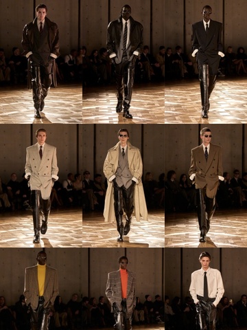SAINT LAURENT圣罗兰 2025冬季男装系列 BY ANTHONY VACCARELLO