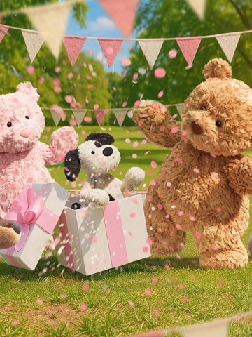 Jellycat“巴塞罗熊生日”系列主题活动趣味开启 与“琦趣大使”宋雨琦一起进入快乐空间