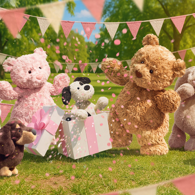 Jellycat“巴塞罗熊生日”系列主题活动趣味开启 与“琦趣大使”宋雨琦一起进入快乐空间