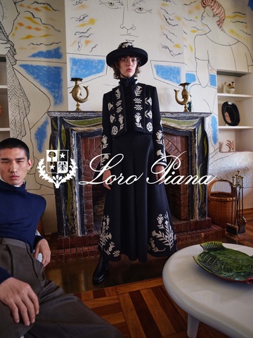 Loro Piana 发布 2025-2026 秋冬广告大片，由 Mario Sorrenti 倾情打造
