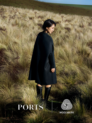 自信之姿 漫游浩野 PORTS 宝姿与 WOOLMARK 携手发布漫游者羊毛衣橱系列