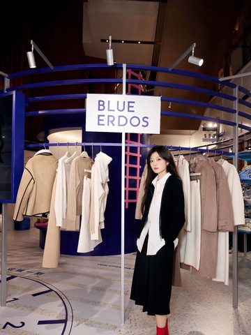 BLUE ERDOS上海新天地POP UP限时开启，与孙千一同探索 续写“双城一刻”风格对话，调频「上海风格时刻」